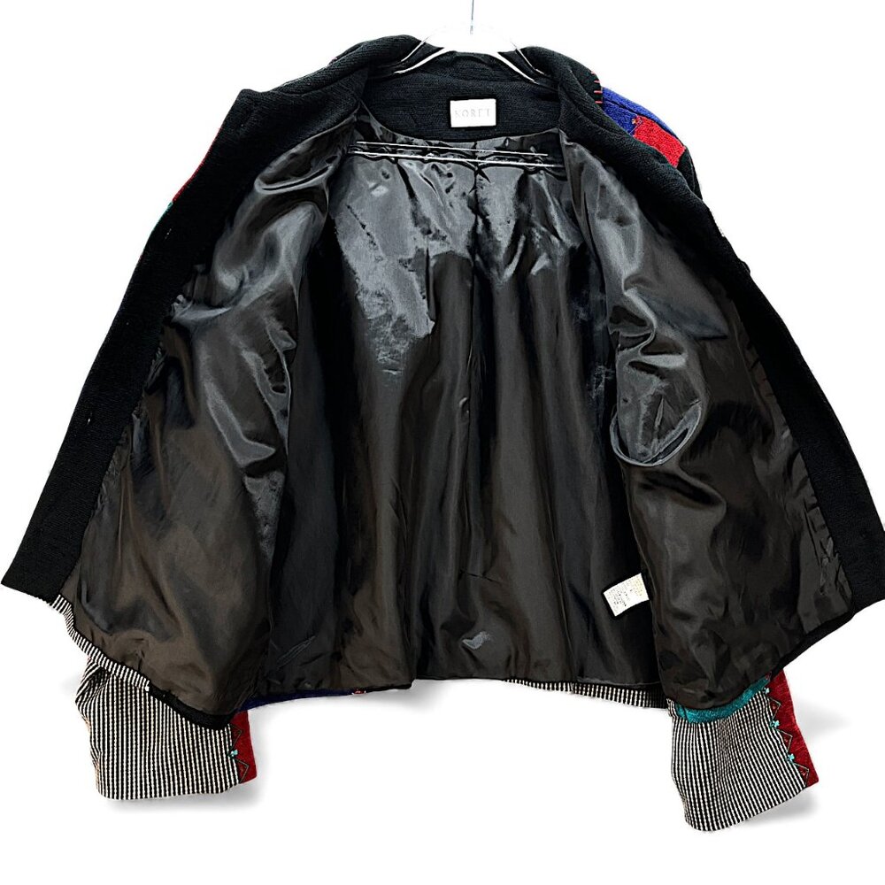 Koret Embroidered Patchwork Gingham Button Front … - image 6